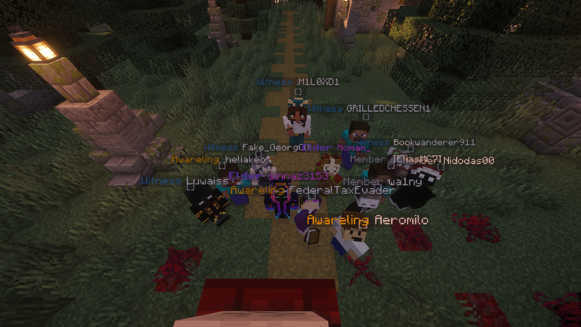 The Elyndor community gathered at the start of Season 2